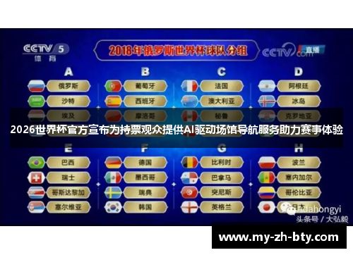 2026世界杯官方宣布为持票观众提供AI驱动场馆导航服务助力赛事体验 2026世界杯官方宣布为持票观众提供AI驱动场馆导航服务助力赛事体验